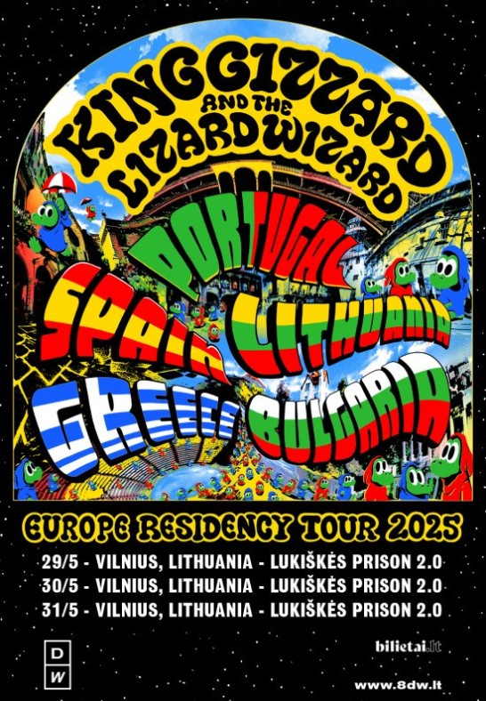 King Gizzard & The Lizard Wizard: Residency Tour 2025 - Vilnius #Bundle