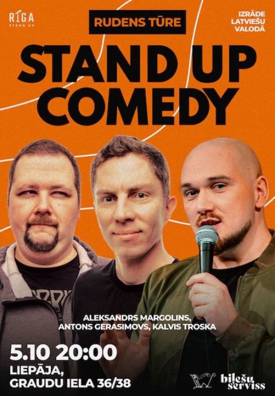 Stand Up izrāde Liepājā / Rudens tūre