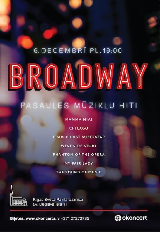 Broadway. Pasaules mūziklu hiti