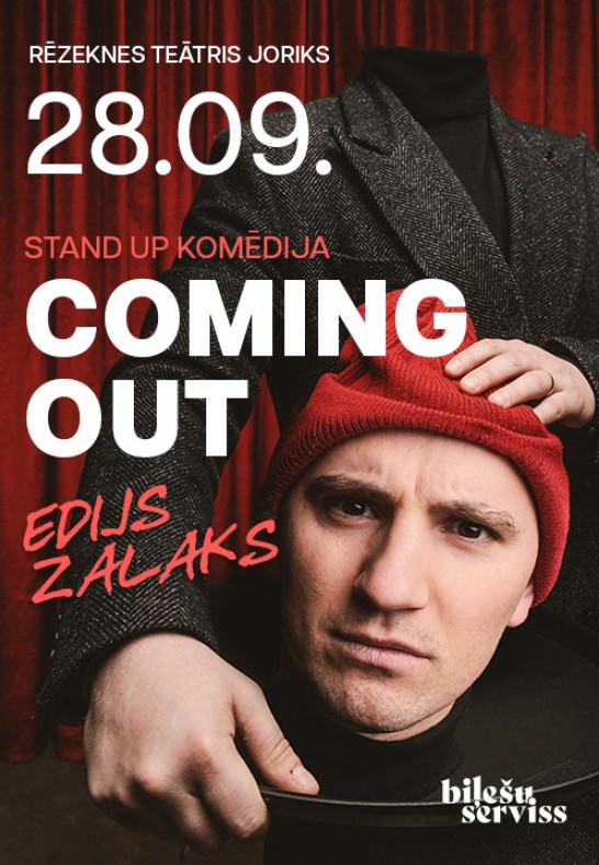 Stand up izrāde - Coming out latviešu valodā