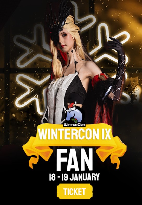 WinterCon IX fanu biļete (pārcelts no 11.-12.01.2025)