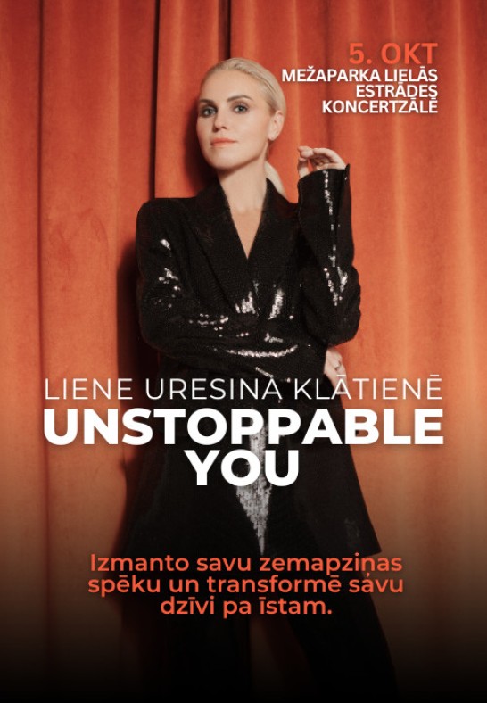 Unstoppable You: Izmanto savu zemapziņas spēku un transformē savu dzīvi pa īstam! Tiešraide/Online