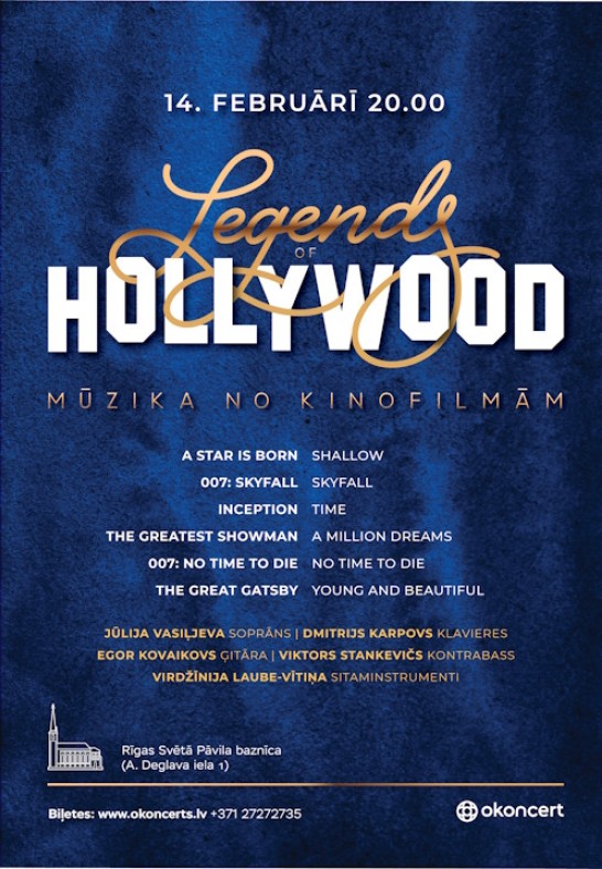 Legends of Hollywood - mūzika no kinofilmām