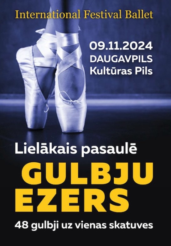 International Festival Ballet - Pasaulē lielākais "Gulbju Ezers"