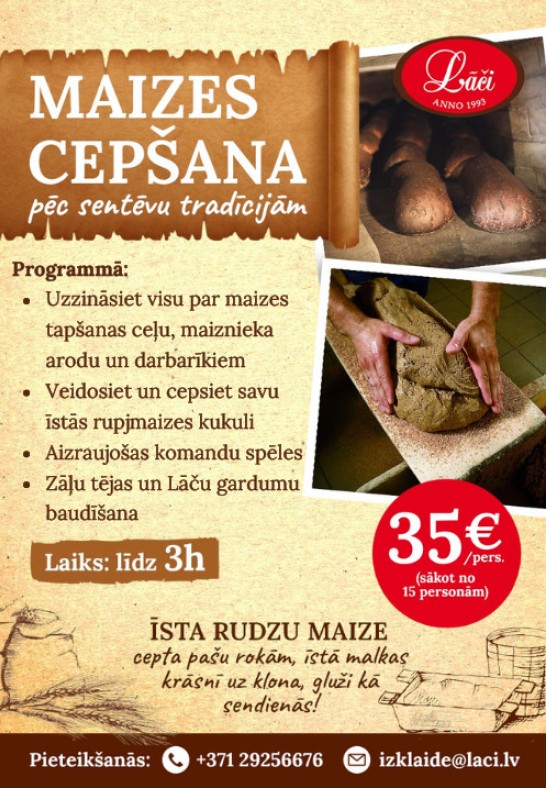 Maizes cepšana pēc sentēvu tradīcijām