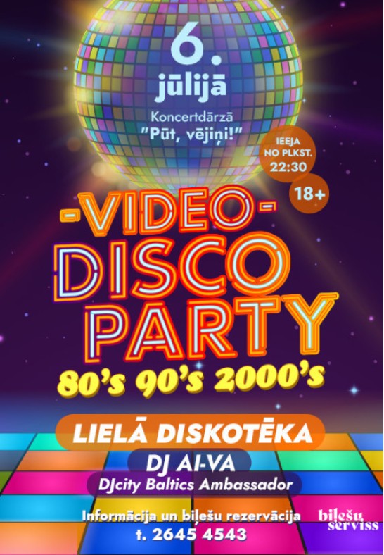 Video Disco Party/80s 90s 2000s/Lielā diskotēka